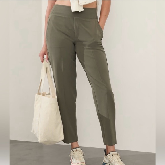 Athleta Endless Pant, size 2 Tall, Moss - Picture 3 of 8